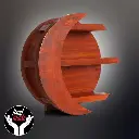 Moon Shelves, Crystal shelf, Moon Shelf, Essential Oil Shelf, Floating Shleves, Crystal Display Shelf, Bathroom Shelf, Boho Bedroom Decor.webp